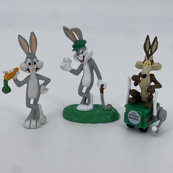 Applause Other - Vintage Looney Tunes Bugs Bunny Golfer PVC Wile E. Coyote Golfer 1994 Applause